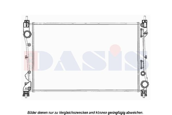 AKS DASIS Radiators, Motora dzesēšanas sistēma 080104N